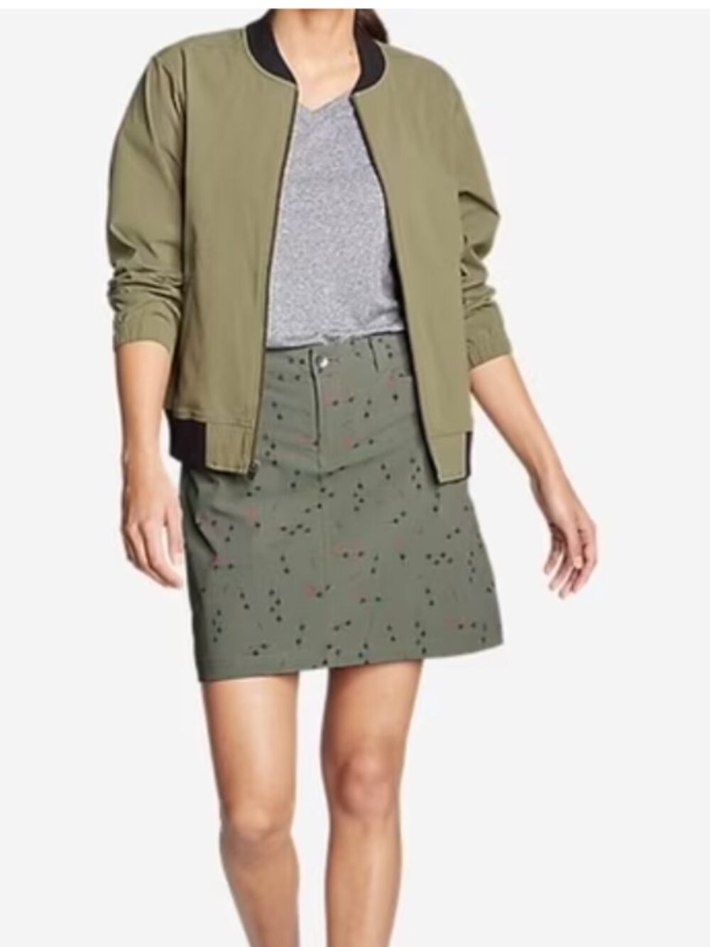 Eddie Bauer Skort Adventurer 2.0 Arrow Print Skirt Size 14